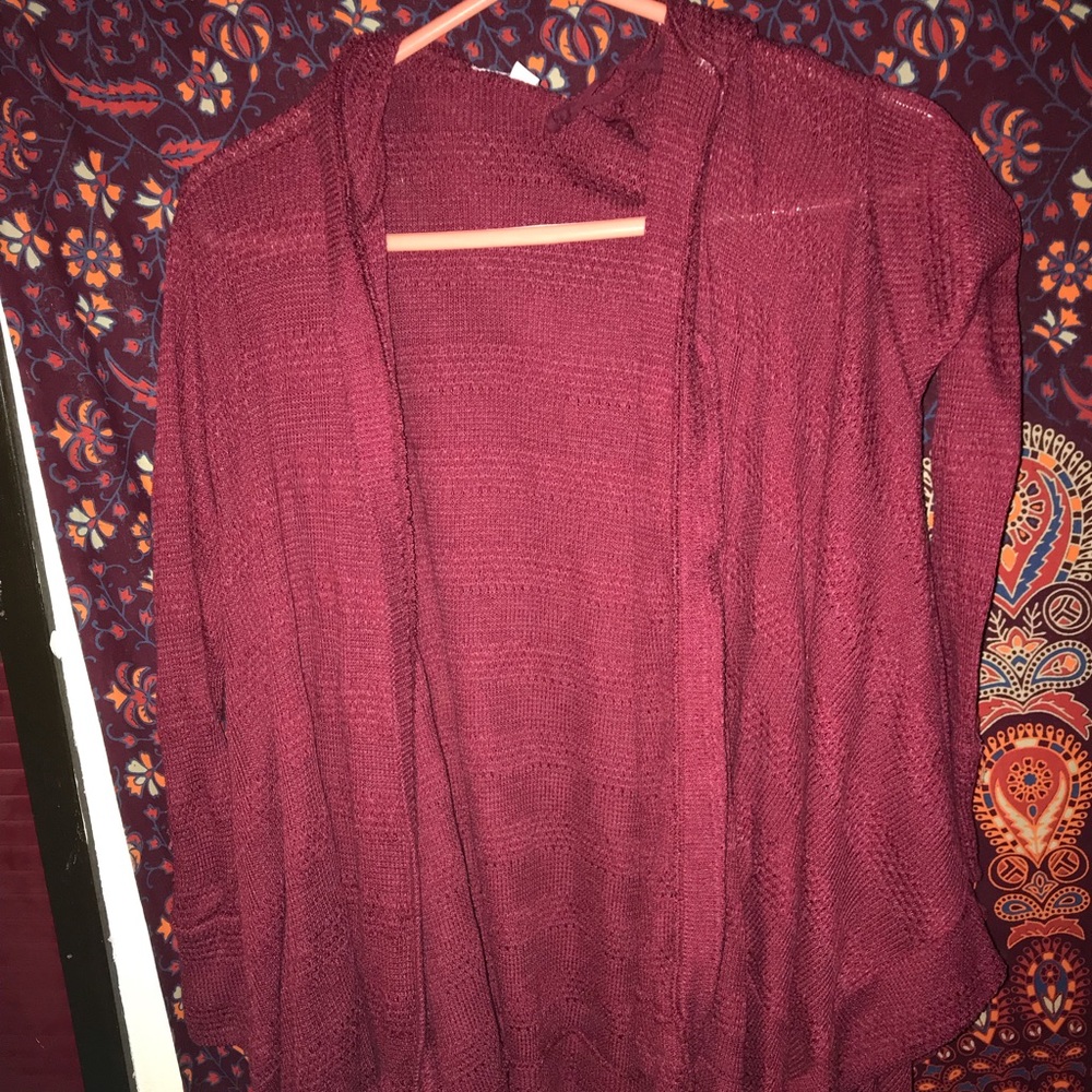 Maroon American Eagle Shawl